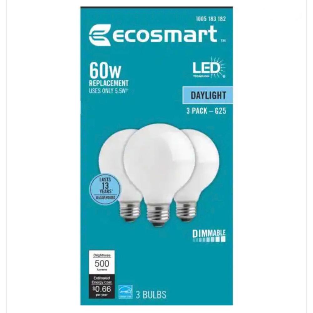 Eco Smart 60w Daylight LightBulb